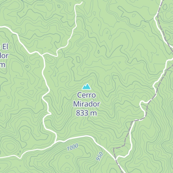 Map of Cerro Mirador