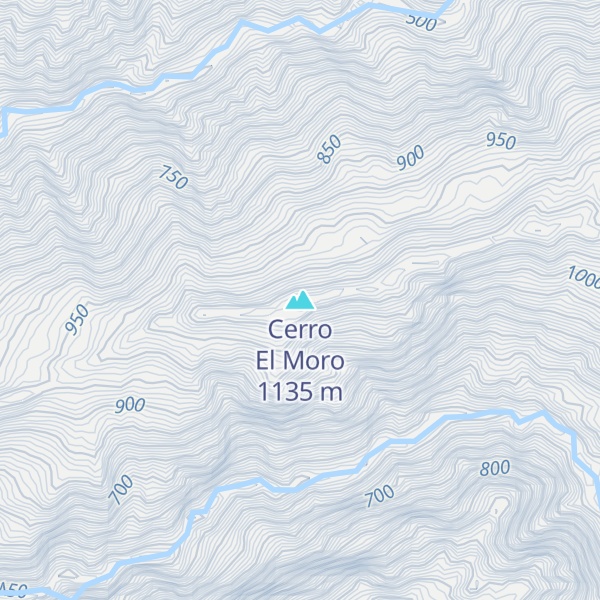 Map of Cerro El Moro