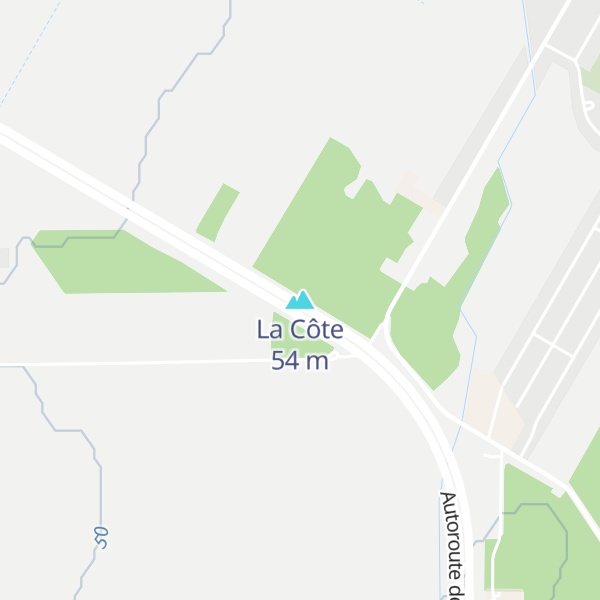 Map of La Côte