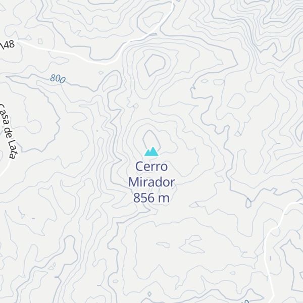 Map of Cerro Mirador