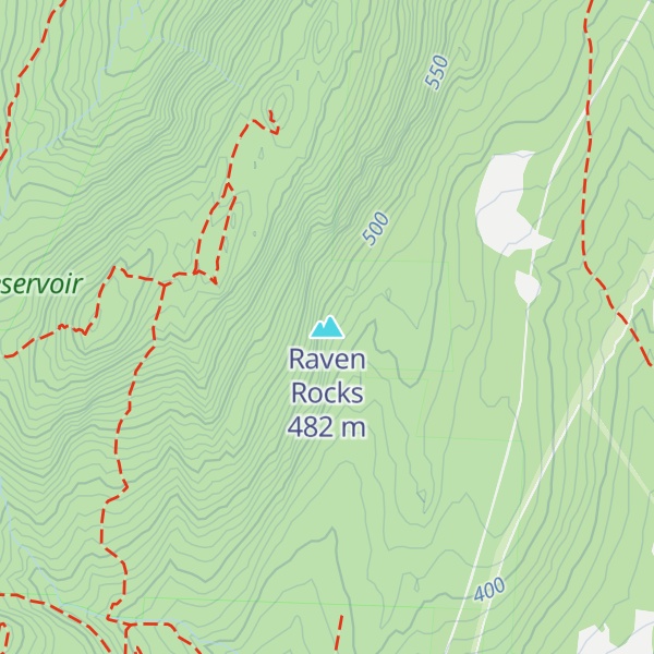 Map of Raven Rocks