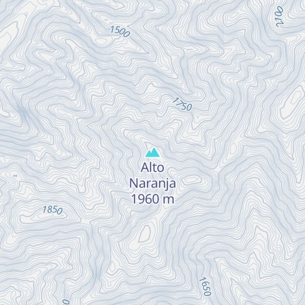 Map of Alto Naranja