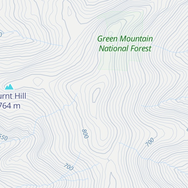 Map of Spruce Peak