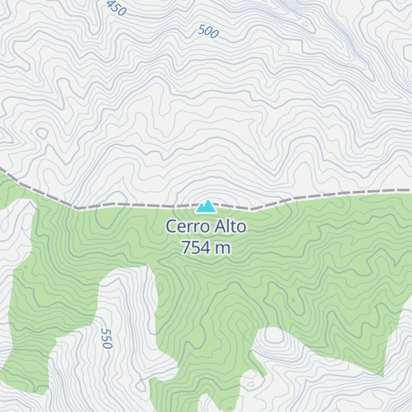 Map of Cerro Alto