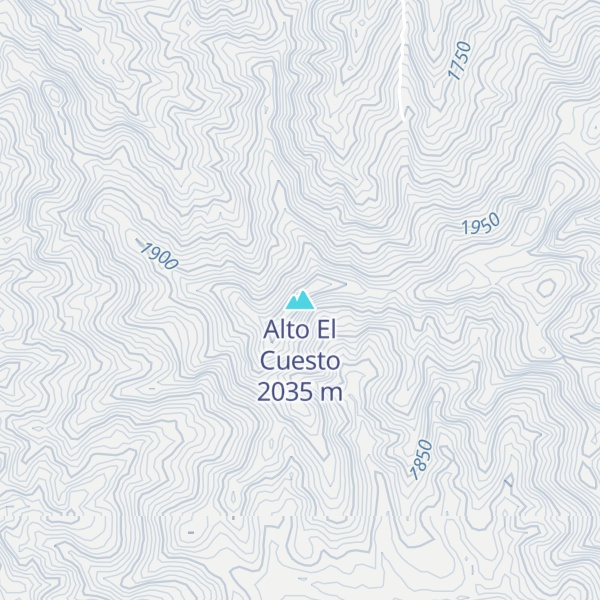 Map of Alto El Cuesto