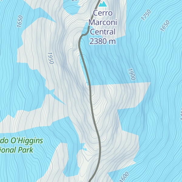 Map of Cerro Marconi
