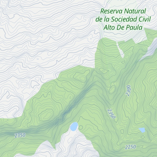 Map of Cuchilla Buenavista
