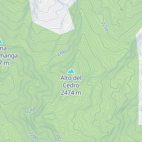 Map of Alto del Cedro