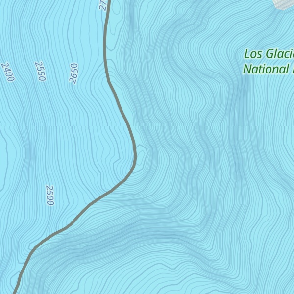 Map of Cerro Tilman