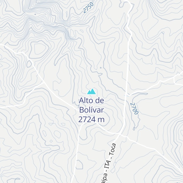 Map of Alto de Bolívar