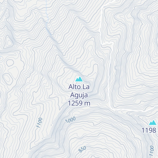 Map of Alto La Aguja