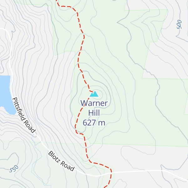 Map of Warner Hill