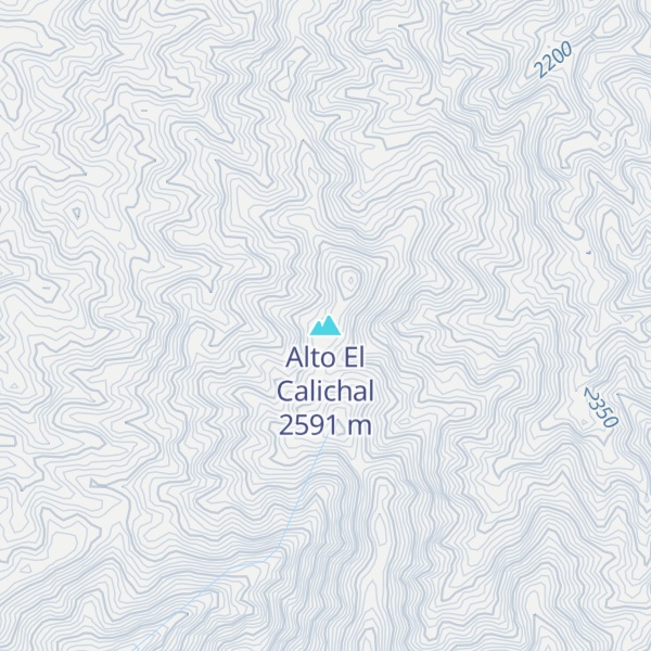 Map of Alto El Calichal