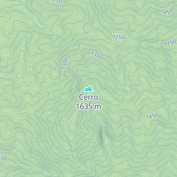 Map of Cerro