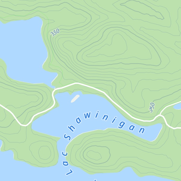 Map of Refuge Lac Shawinigan