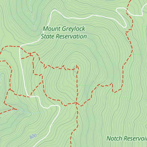 Map of Mount Williams