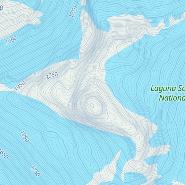 Map of Cerro Agudo