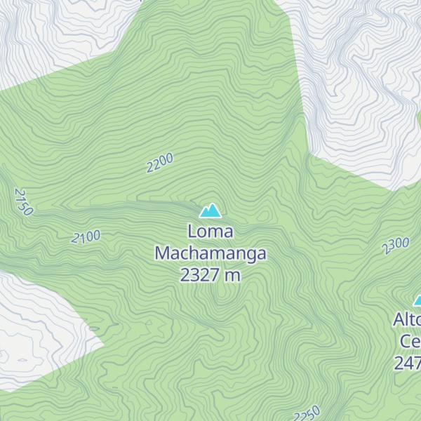 Map of Loma Machamanga