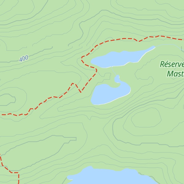 Map of Refuge Huppé