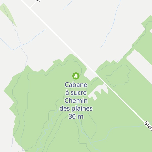 Map of Cabane à sucre Chemin des plaines