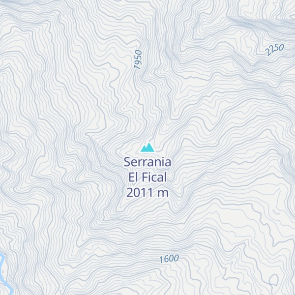 Map of Serrania El Fical