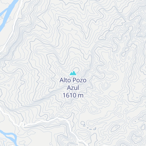 Map of Alto Pozo Azul