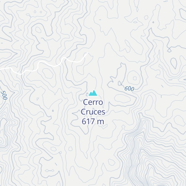 Map of Cerro Cruces