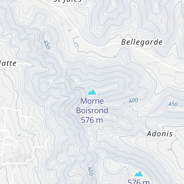 Map of Morne Boisrond