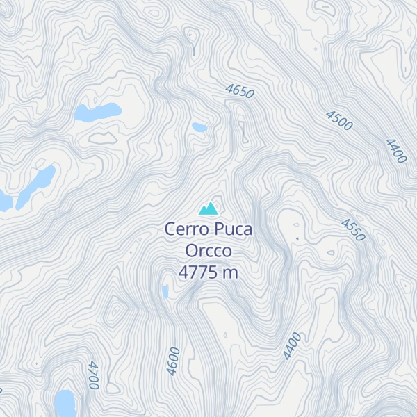 Map of Cerro Puca Orcco