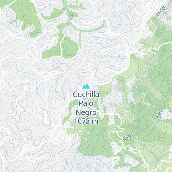 Map of Cuchilla Palo Negro
