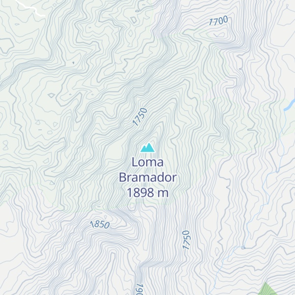Map of Loma Bramador