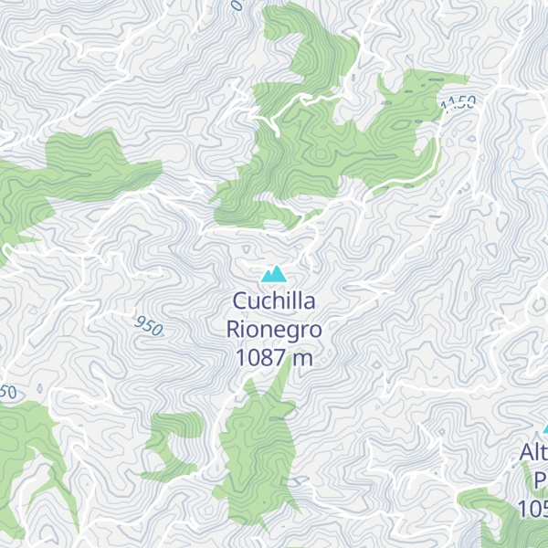 Map of Cuchilla Rionegro