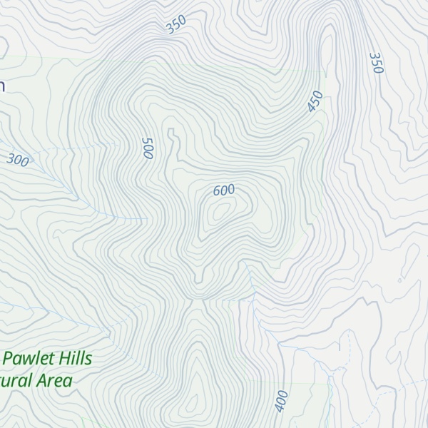 Map of Bald Hill
