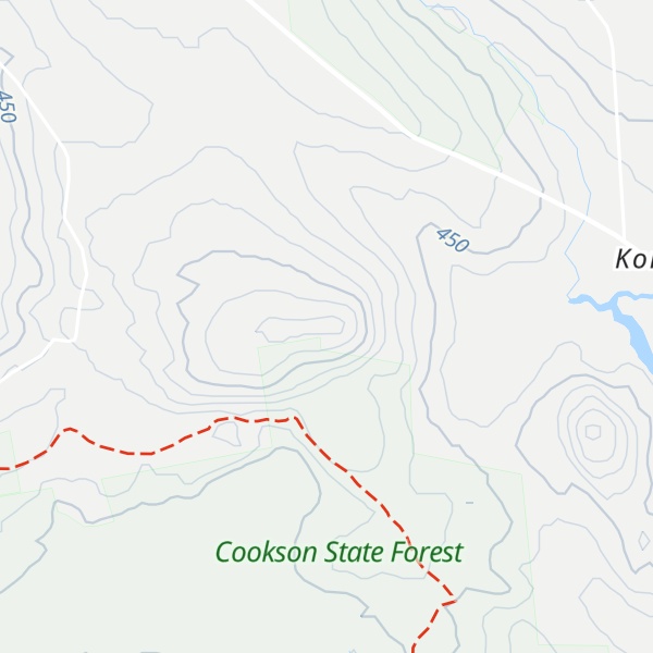 Map of Higley Hill
