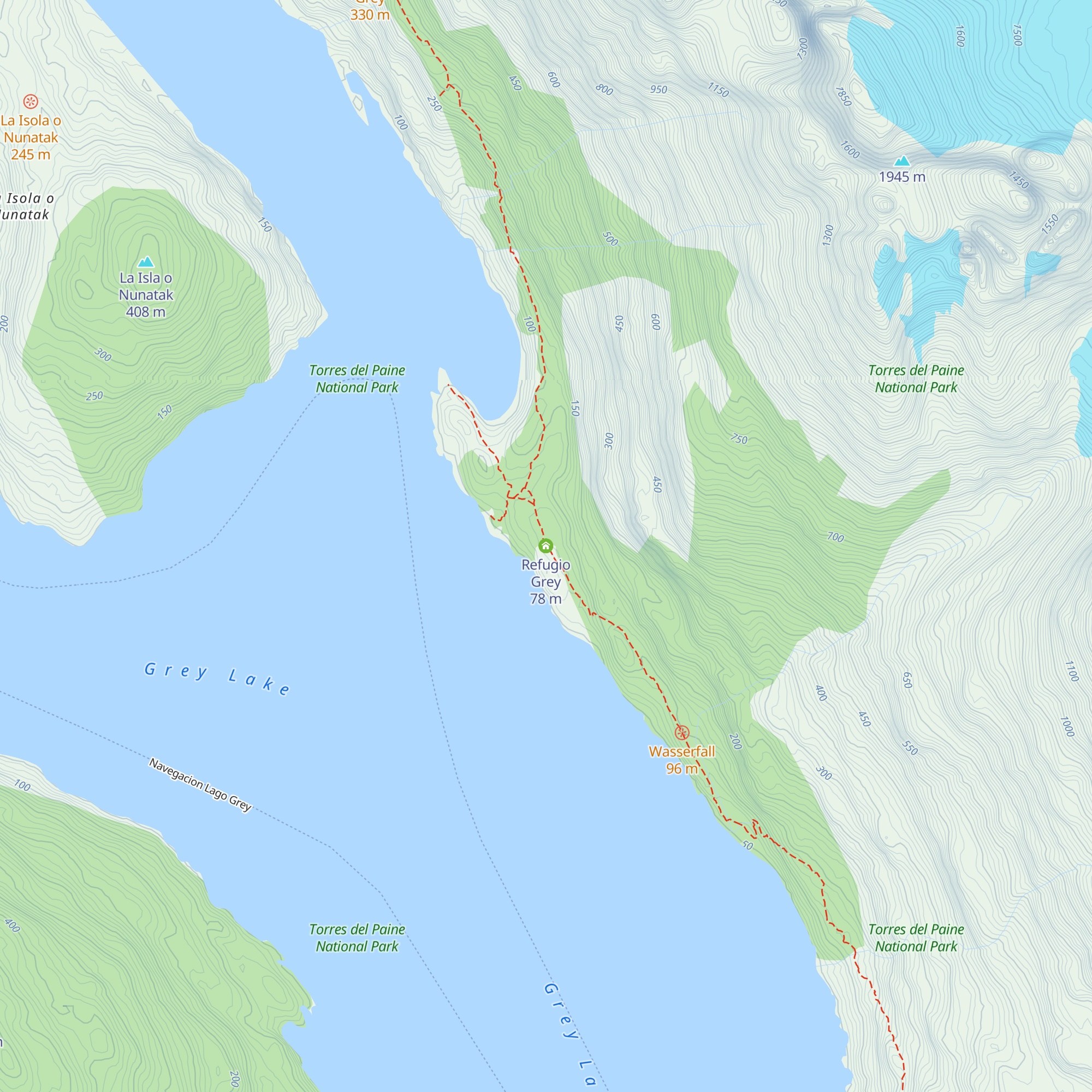 Refugio Grey map