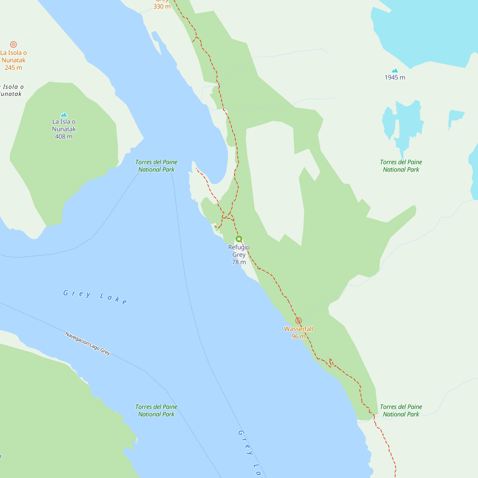 Refugio Grey map