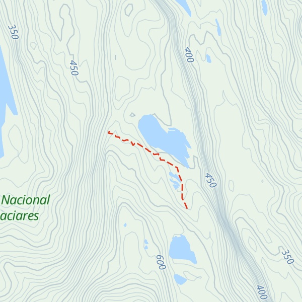 Map of Refugio Upsala