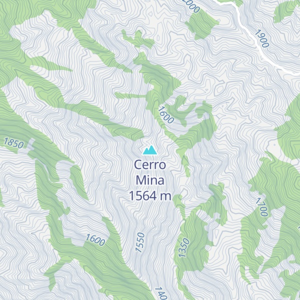 Map of Cerro Mina