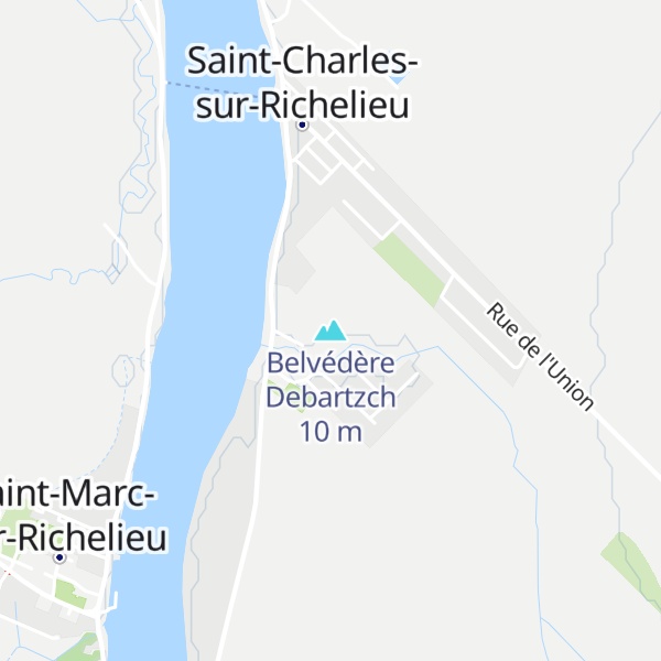 Map of Belvédère Debartzch