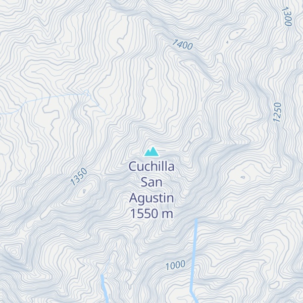 Map of Cuchilla San Agustin