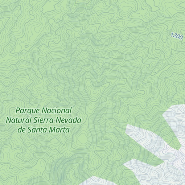 Map of Cerro Chimanguarúa
