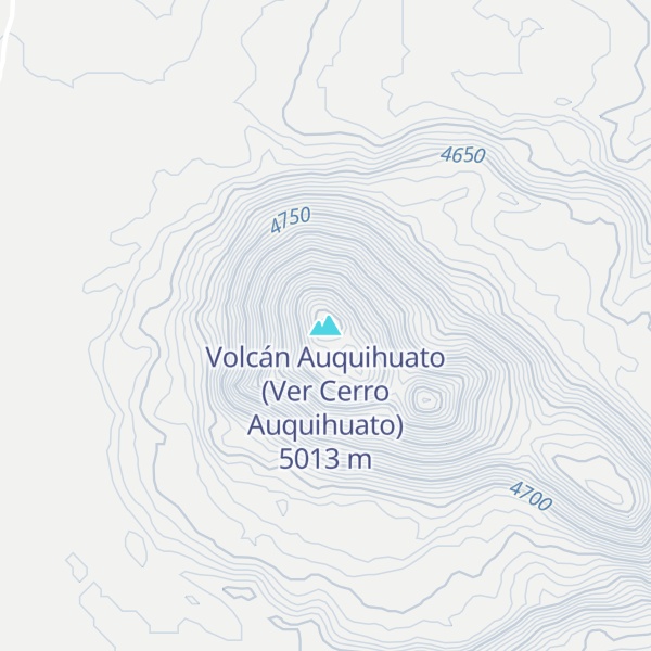 Map of Volcán Auquihuato (Ver Cerro Auquihuato)