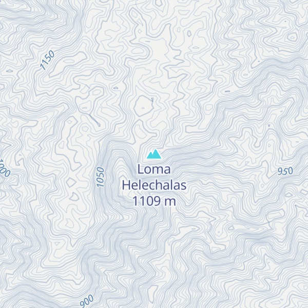 Map of Loma Helechalas