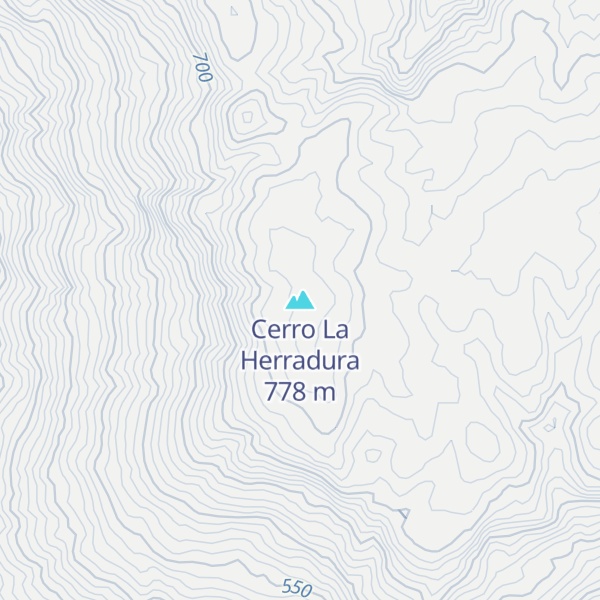 Map of Cerro La Herradura