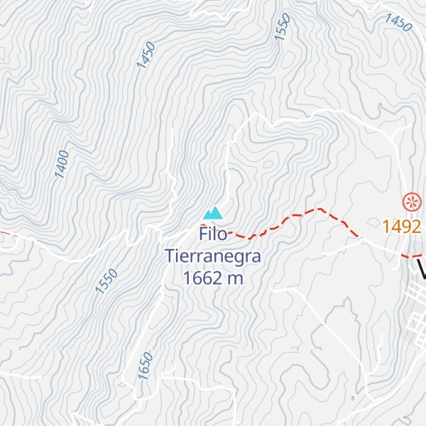 Map of Filo Tierranegra