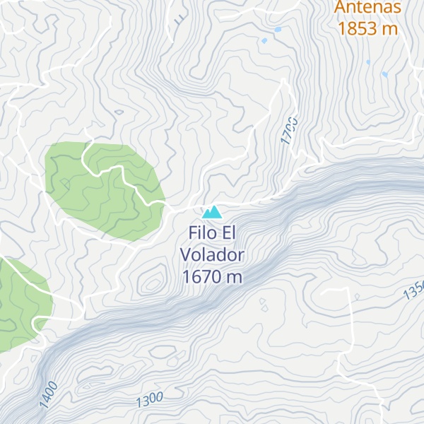 Map of Filo El Volador