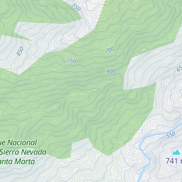 Map of Cuchilla De Angostura