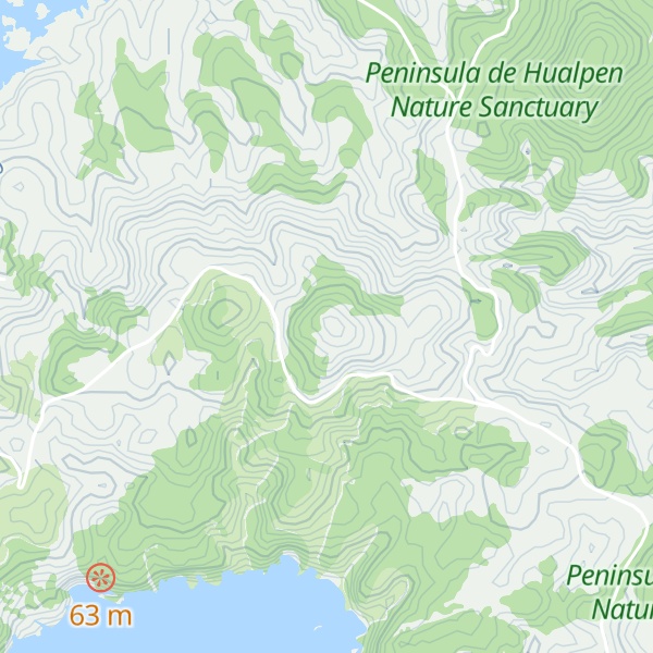 Map of Cerro Teta Sur