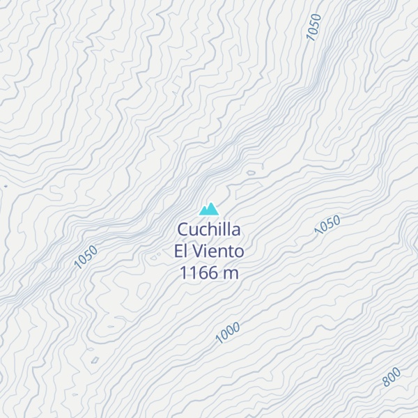 Map of Cuchilla El Viento