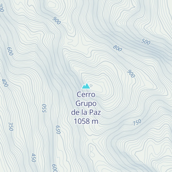 Map of Cerro Grupo de la Paz